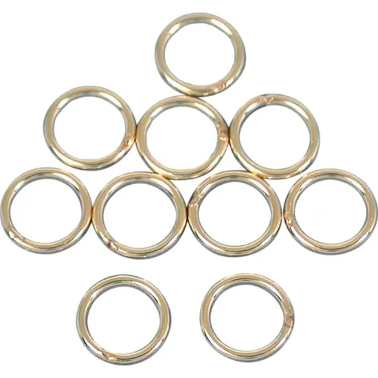 10 14K 14/20 Gold-Filled Jump Rings Closed 24 Gauge 5mm {1}