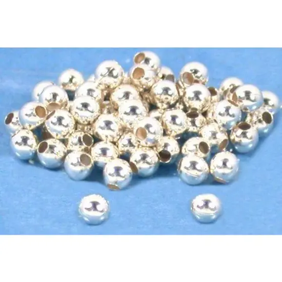 60 Sterling Silver Ball Bead Stringing Beading Bead 2mm {1}