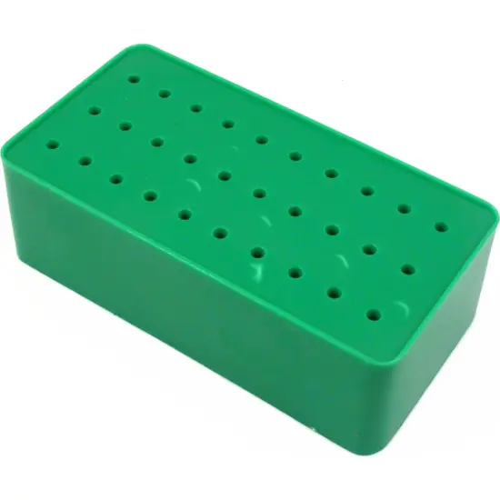 30 Hole Bur Holder Jewelers Bench Rotary Tools 3/32" {1}