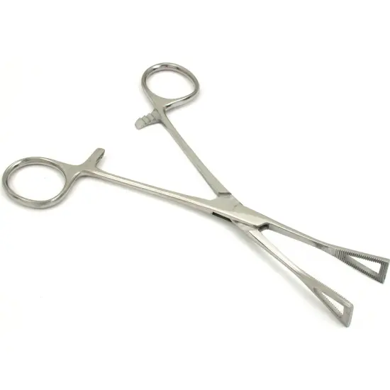 Stainless Steel Pennington Forceps Eyebrow Navel Lip Body Piercing 6" Tool {1}