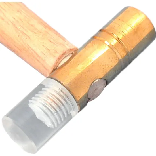 2 Metalworking Brass Dual Head Hammers Goldsmith Tools {4}