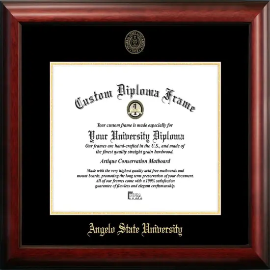 Angelo State University 14w x 11h Gold Embossed Diploma Frame {1}