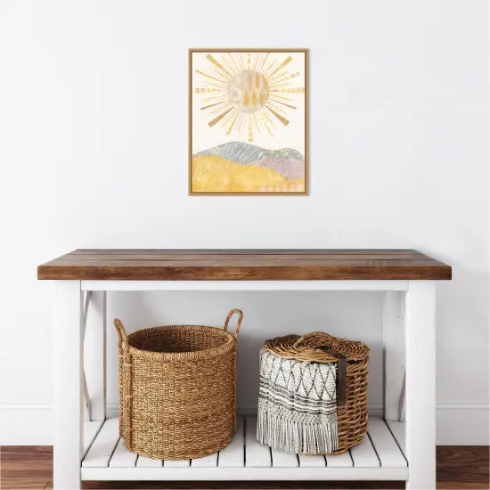 Boho Sunshine II by Courtney Prahl Canvas Wall Art Print Framed {5}
