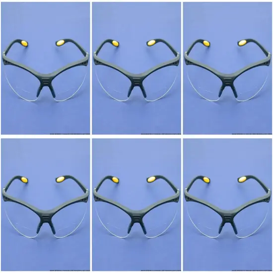 1.5X DeWALT Bifocal Clear Lens Safety Glasses Pack of 6 {1}