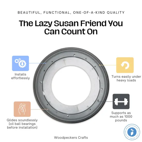 Turntable/Lazy Susan Bearings, Multiple Sizes Available| Woodpeckers {4}