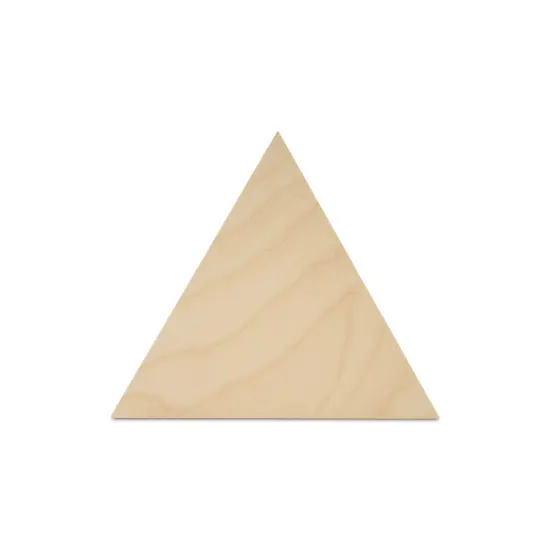 Triangle Wooden Cutouts, Multiple Sizes Available, Unfinished Crafts & Geometric Decor | Woodpeckers {2}