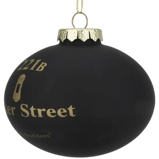 221B Baker Street Sherlock Holmes Christmas Ornament {2}