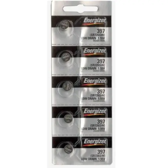 10 396 / 397 Energizer Watch Batteries SR726SW SR726W {2}