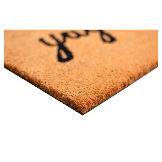 Yay It's You Doormat {5}