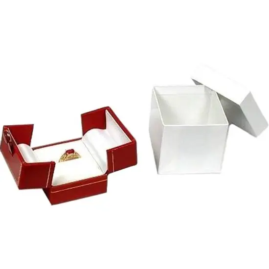 6 Ring/Band Gift Boxes Jewelry Counter Showcase Display {2}