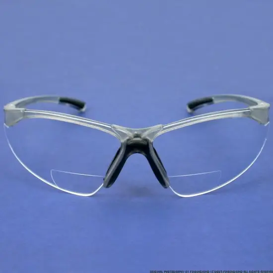 Radians Safety 2X Bifocal Glasses Clear & Smoke Lenses Kit 2 Pcs {3}