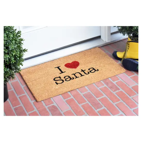 Love Santa Doormat {3}