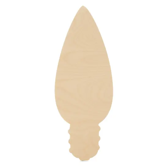 Wood Lightbulb Cutout Ornaments, Multiple Sizes Available, DIY Christmas Tree Decor/Craft | Woodpeckers {1}