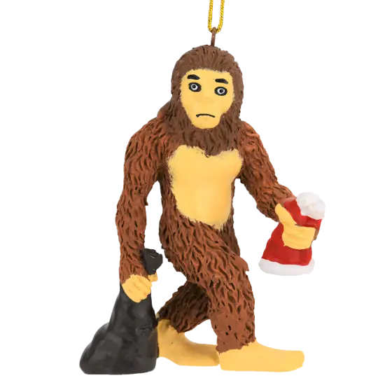 Bigfoot-Yeti Sasquatch Christmas Ornament {1}