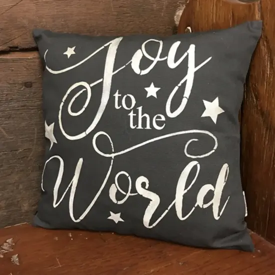Joy to the World Embossing 12 x 12 Stencil | FS049 by Designer Stencils | Word & Phrase Stencils | Reusable Stencils for Painting on Wood, Wall, Tile, Canvas, Paper, Fabric, Furniture, Floor | Reusable Stencil for Home Makeover | Easy to Use & Clean {3}