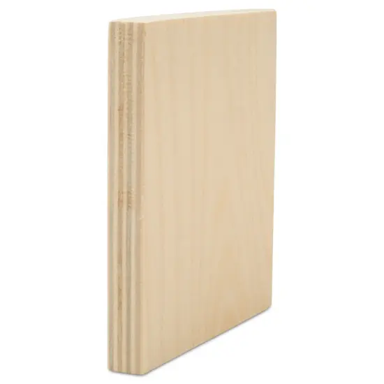 Square Tiered Tray Decor 4", Chunky Blank Wooden Signs for Crafts | Woodpeckers {7}