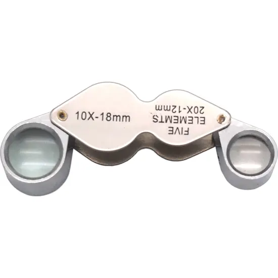 10x 20x Dual Triplet Loupe Jewelers Gem Opti Tool 12mm {1}