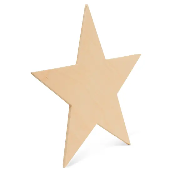 Wooden Star Cutout, Multiple Sizes Available, Unfinished, July 4 & Year Round Crafts | Woodpeckers {5}