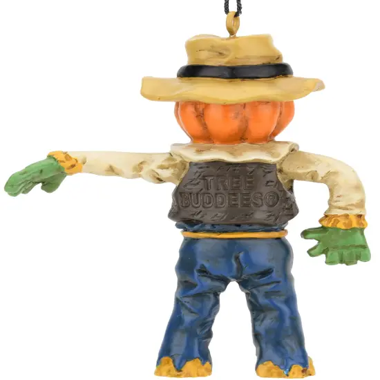 Tree Buddees Pumpkin Head Scarecrow Halloween Ornament {4}