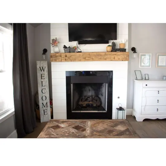 Rustic Farmhouse 5ft Vertical Front Porch Welcome Sign White {5}