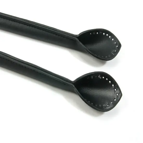 19.3" byhands Synthetic Leather Purse Handles, Bag Strap (32-4903-B) Black {5}
