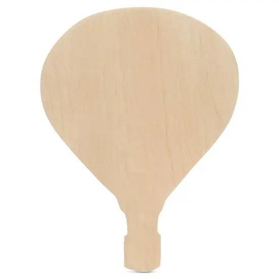 Unfinished Wooden Hot Air Balloon Cutout, 12", Summer Crafts | Woodpeckers {7}