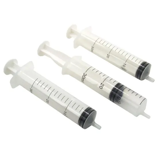 3 Plastic Syringe Liquid Lubricant Measuring Tool 30 ml {1}