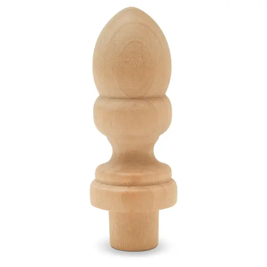 Wood Finials, 2-7/16 inch for Crafting & DIY Dcor |Woodpeckers {2}