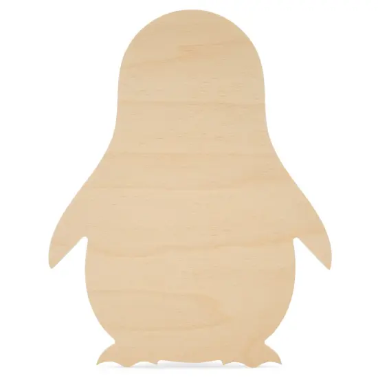Wooden Penguin Cutout, Multiple Sizes Available, Unfinished for Christmas & Decor| Woodpeckers Crafts {1}