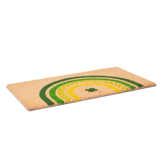 109231729 St. Patricks Rainbow Doormat {2}