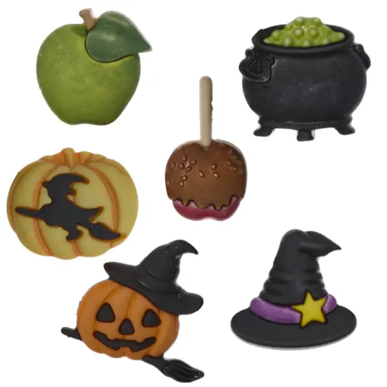 Buttons Galore and More 3D Novelty Buttons &ndash; Halloween Button Bundle - 36 Pcs - Halloween Group 6 {2}