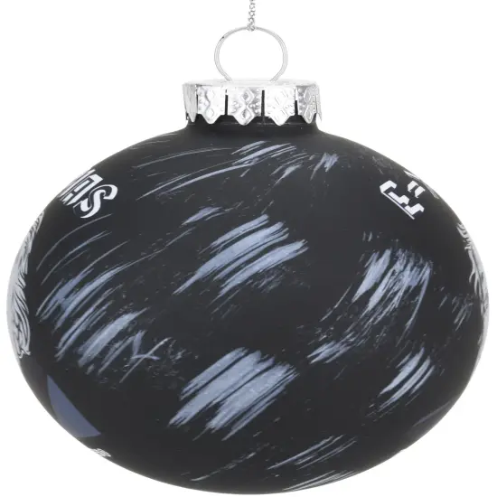 E=Xmas Albert Einstein Glass Christmas Ornament {3}