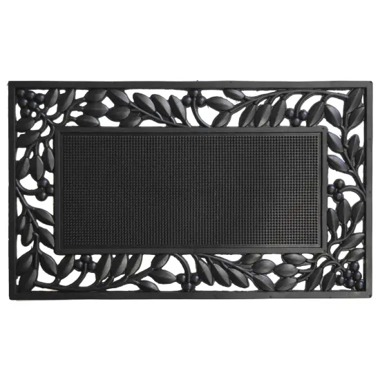 Cherry Vine Rubber Doormat {1}