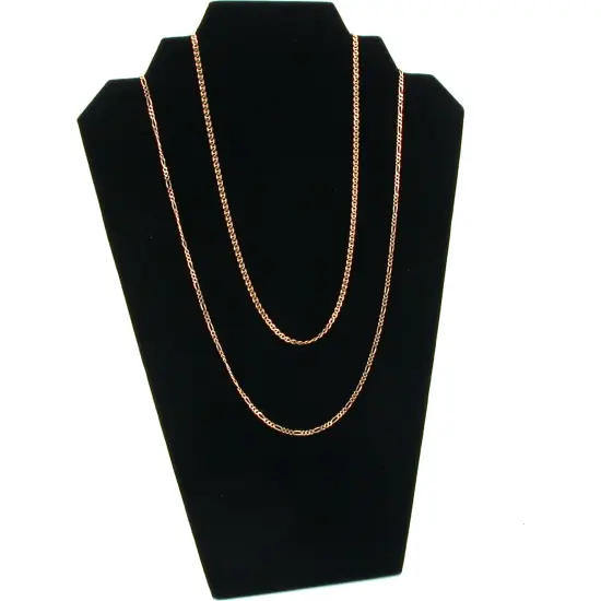 Black Flocked Necklace Earring Jewelry Displays 9Pc Set {4}