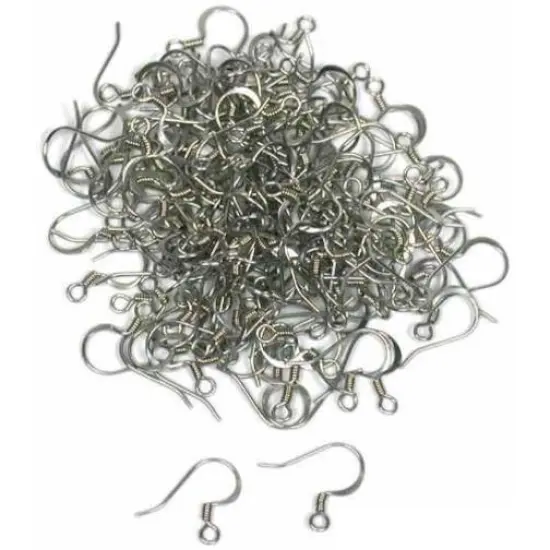 144 Fishhooks Earring Parts Barrel Plating 22 Gauge {1}