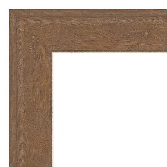 Amanti Art Non-Beveled Wall Mirror, Alta Brown Grey Frame Alta Medium Brown {3}