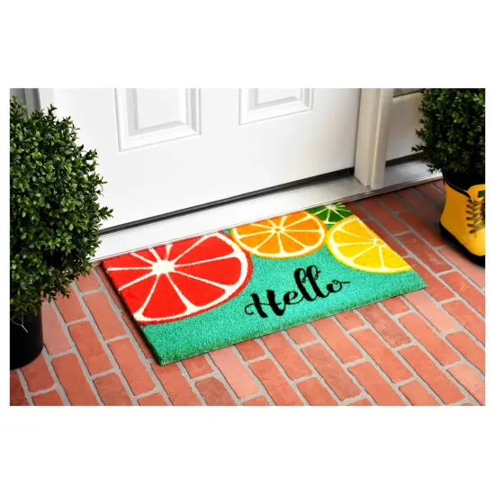 Fruit Hello Doormat {2}