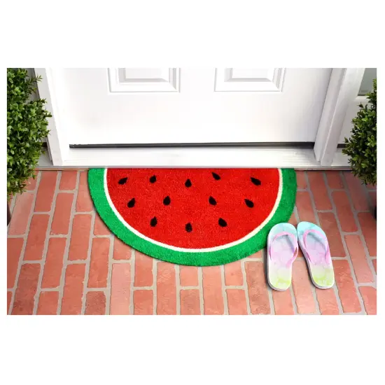 Watermelon Slice Doormat {2}