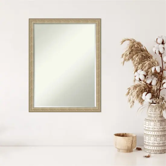 Petite Bevel Wall Mirror, Paris Champagne Frame {5}