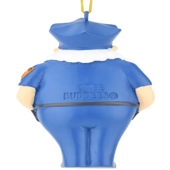 North Pole Police Department Resin Christmas Ornament {5}