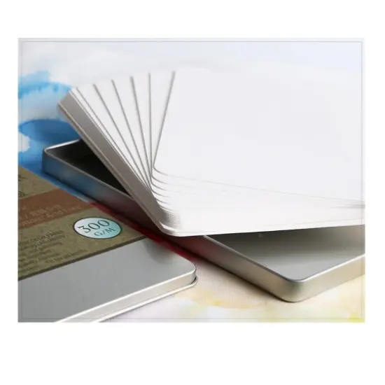 BAOHONG Postcards, 6&rdquo;x4&rdquo; Academy Watercolor Paper 100% Cotton, 140lb/300gsm, Textured Cold Press/Hot Press/Rough, 20 sheets {5}