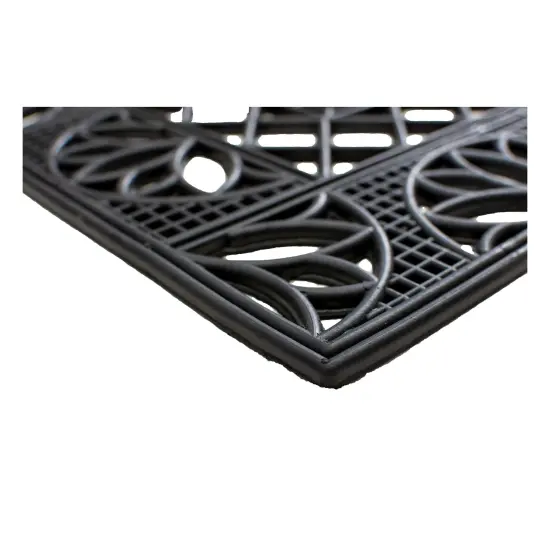 Clementine Rubber Doormat {2}