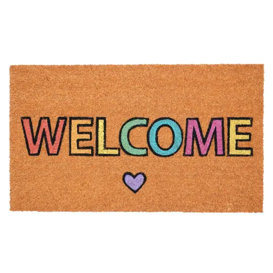 Pastel Welcome Doormat {1}