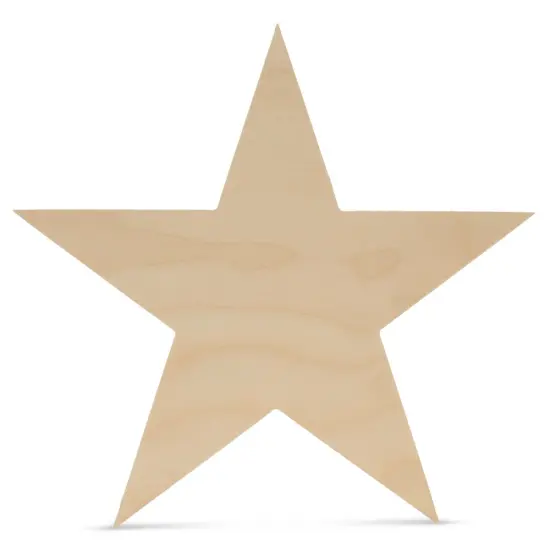 Wooden Star Cutout, Multiple Sizes Available, Unfinished, July 4 & Year Round Crafts | Woodpeckers {9}
