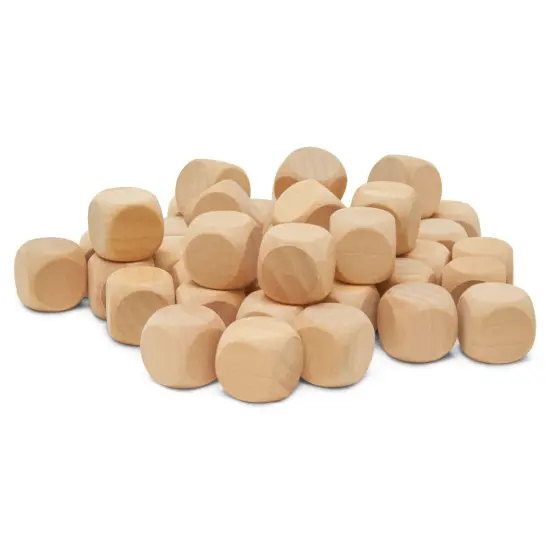 Wooden Blank Dice, Multiple Sizes Available, Unfinished for Games, Party, & Decor | Woodpeckers {2}