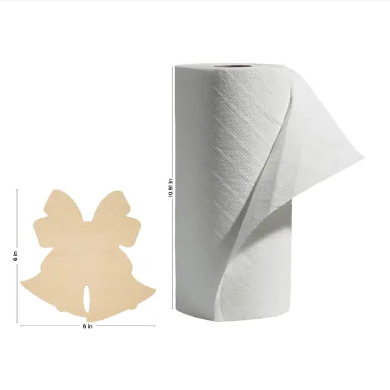 Christmas Bells Cutout Ornament, Multiple Sizes Available, Unfinished Wood Tree Decor | Woodpeckers {4}