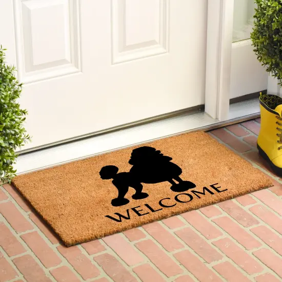 Poodle Doormat {3}