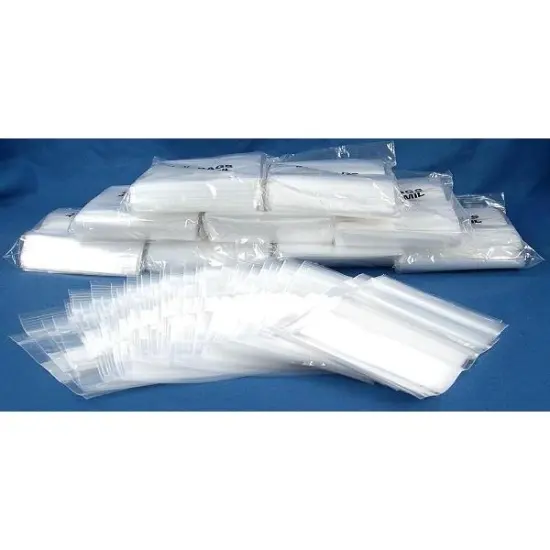 1000 Zipper Plastic Bags Resealable Block Baggies 4" x 4" {1}