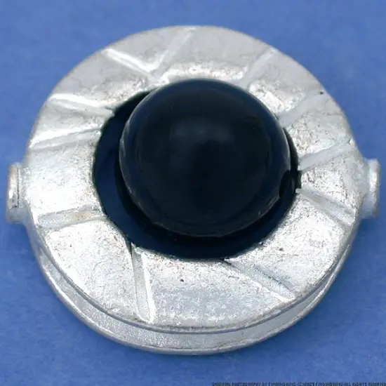 Fluted Bead Frame Silver Plated Beads 22mm New Approx 3 {2}