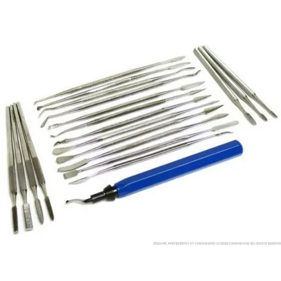 20 Wax Carving & Polymer Clay Sculpting Carvers Tools {1}